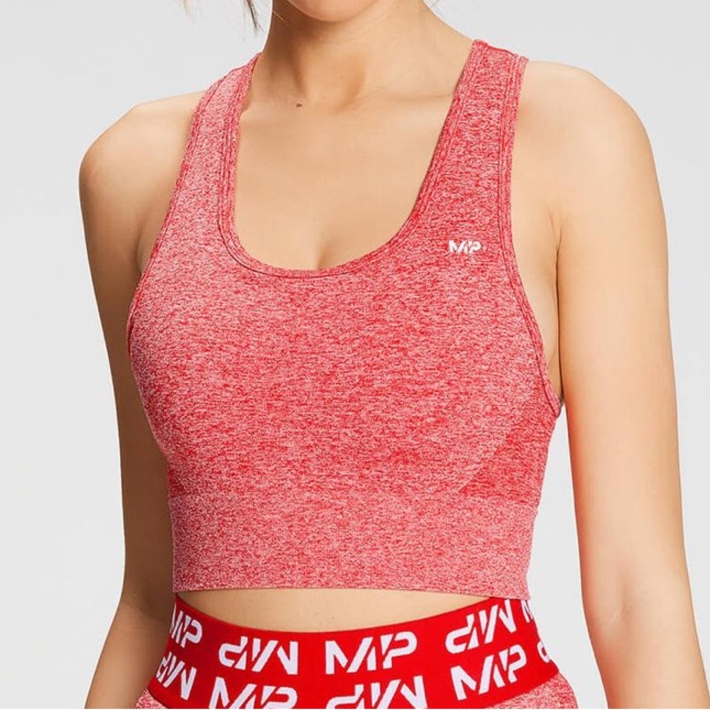 MyProtein Red Sports bra